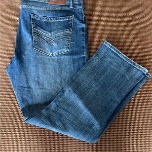 Seven7 Blue Straight Jeans Classic Style